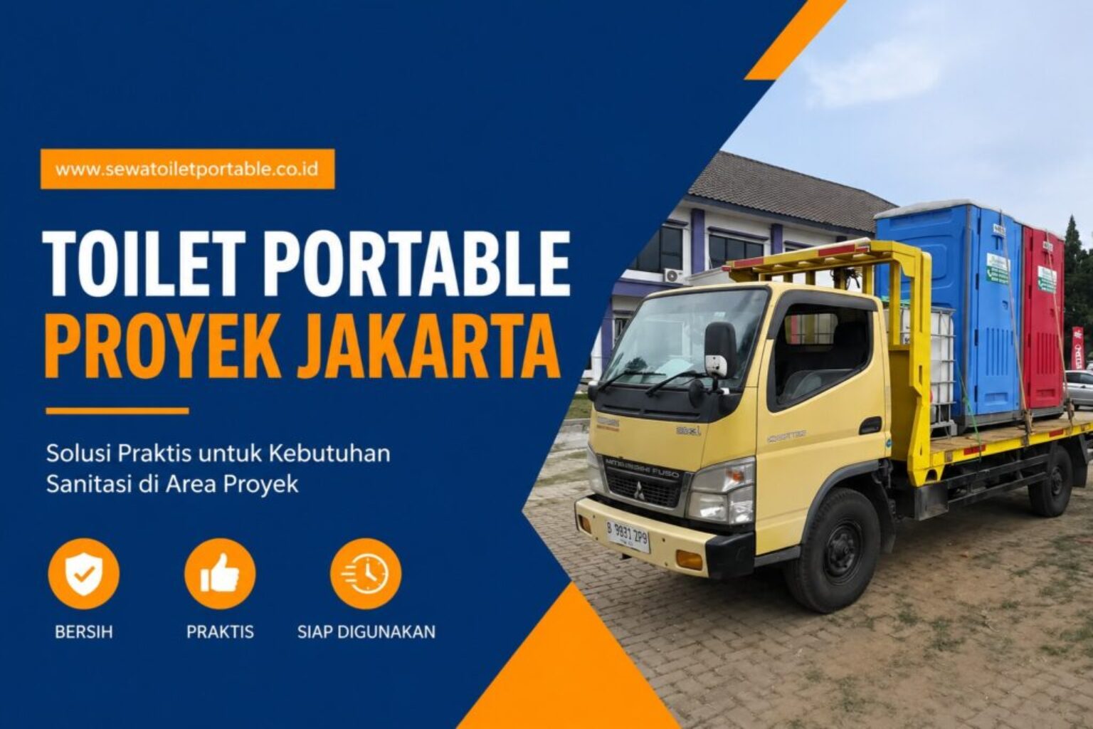 Toilet Portable Proyek Jakarta